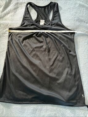 Women's Danskin Now Black Racerback Athletic Tank Top